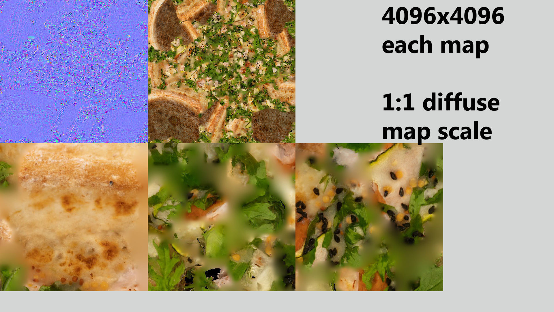 Pizza with arugula meat and cheese 3D model_7