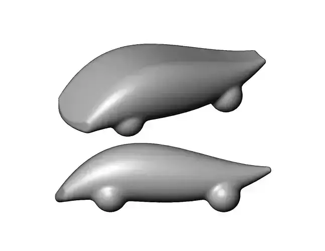 Miniature vehicle automotive speed sculpture N009