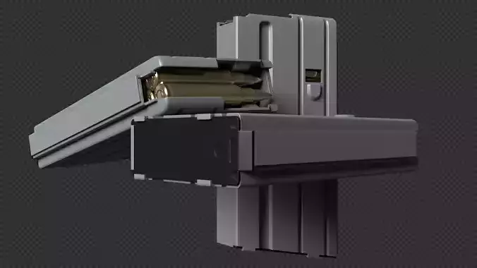 AR-15 Stanag Magazine 20rnd Low-poly 3D model