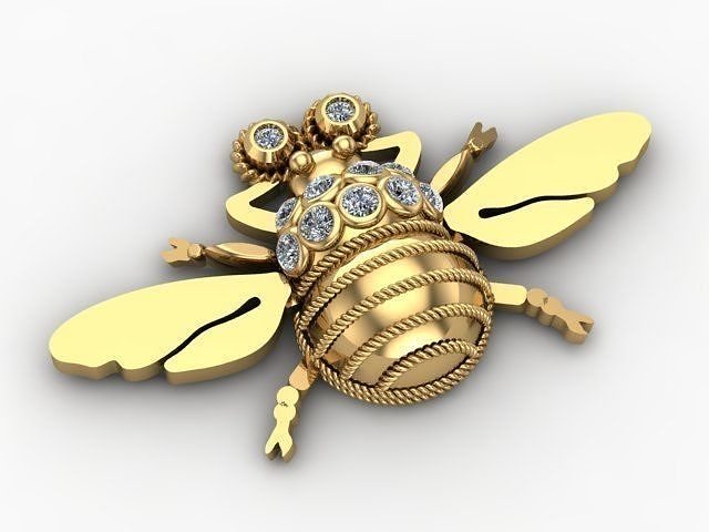 bee pendant  3D print model