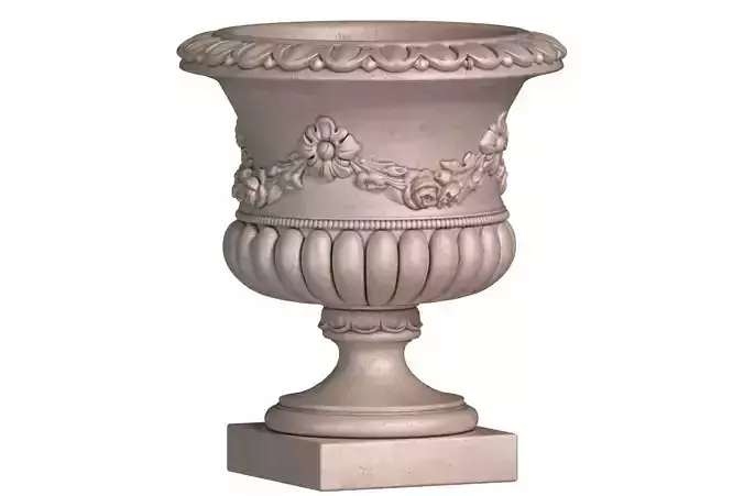 Classic vase for facade decoration Flowerpot 