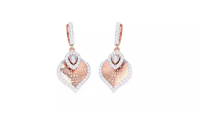 High Jewelry Earrings 3dm stl 3dm stl obj mtl 3mf details