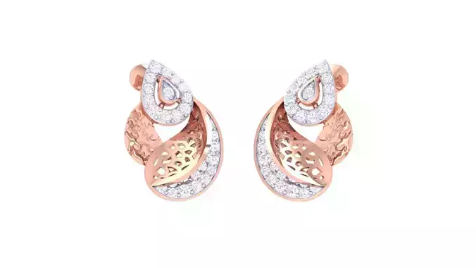 High Jewelry Earrings 3dm stl 3dm stl obj mtl 3mf details