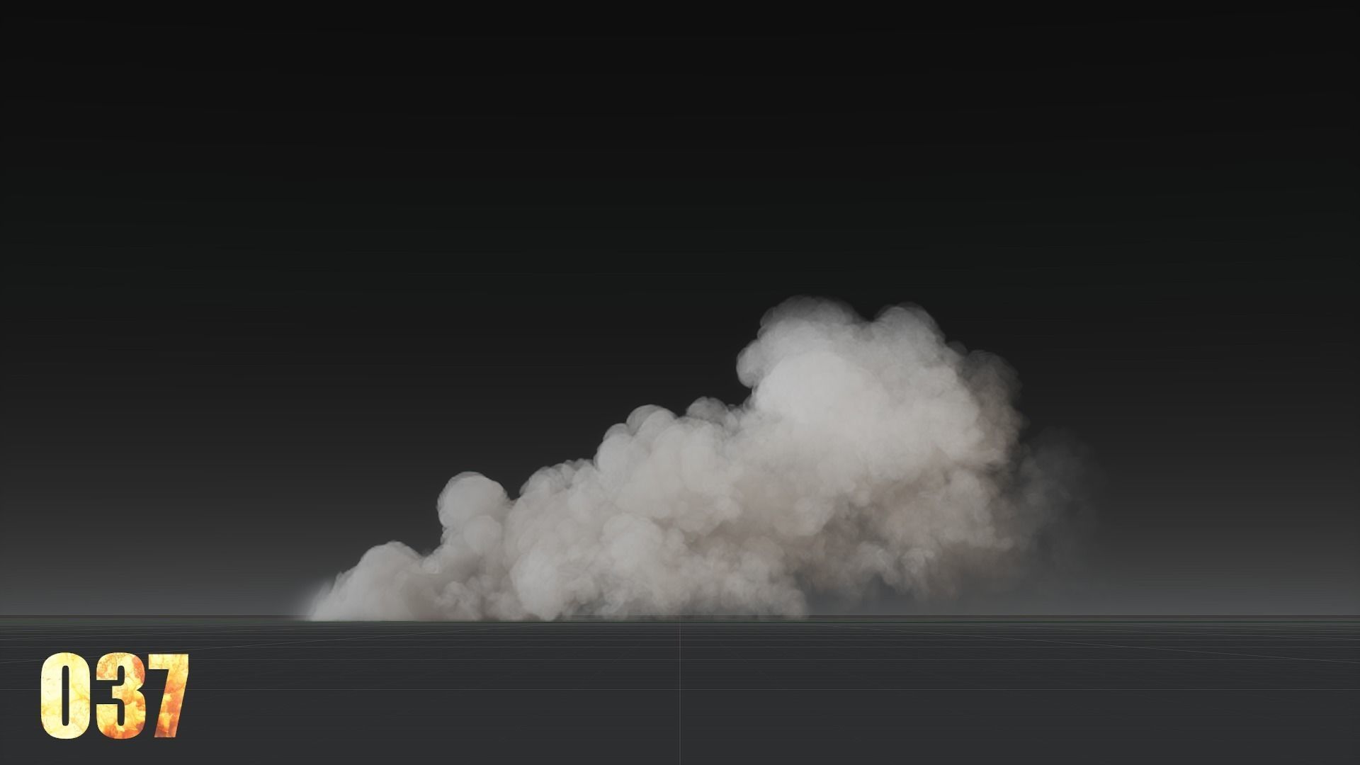 100 Model 3D Fire Smoke Explosions Clouds Collection 3D model_19