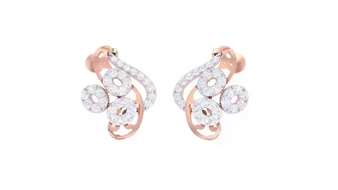 High Jewelry Earrings 3dm stl 3dm stl obj mtl 3mf details