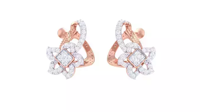 High Jewelry Earrings 3dm stl 3dm stl obj mtl 3mf details