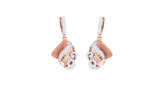 High Jewelry Earrings 3dm stl 3dm stl obj mtl 3mf details