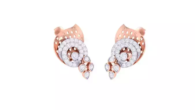 High Jewelry Earrings 3dm stl 3dm stl obj mtl 3mf details