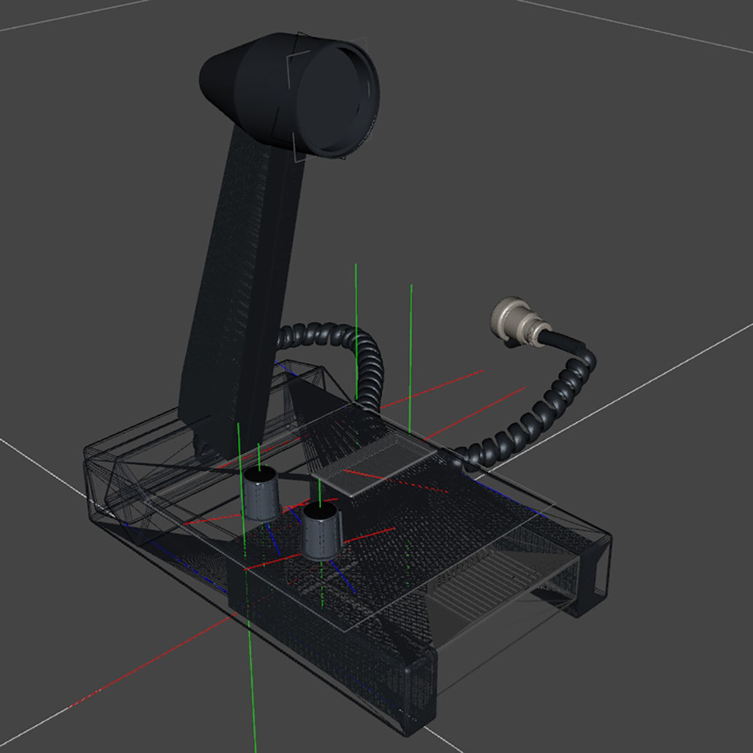 Zetagi MB5 plus table mic 3D model_3