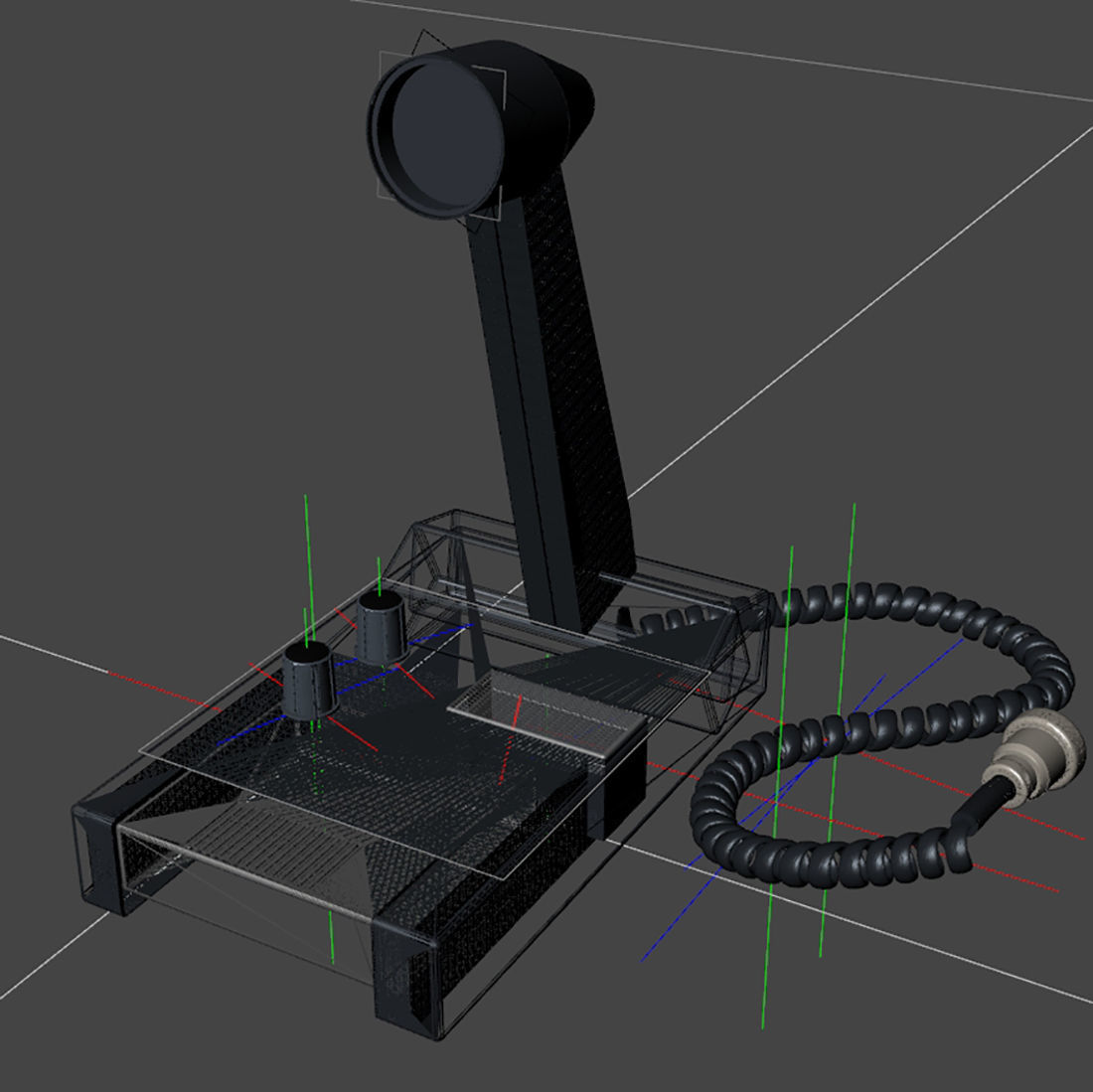 Zetagi MB5 plus table mic 3D model_5