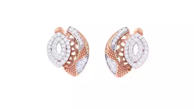 High Jewelry Earrings 3dm stl 3dm stl obj mtl 3mf details