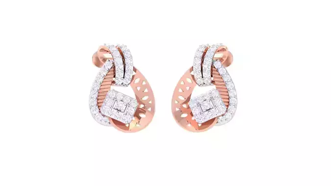 High Jewelry Earrings 3dm stl 3dm stl obj mtl 3mf details
