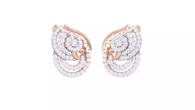 High Jewelry Earrings 3dm stl 3dm stl obj mtl 3mf details