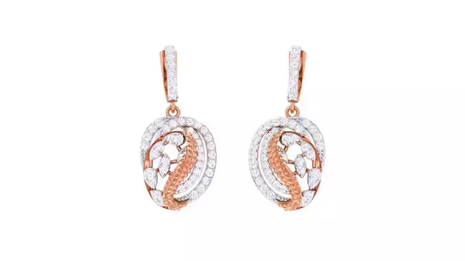  High Jewlery Earrings 3dm stl 3dm stl obj mtl 3mf details 