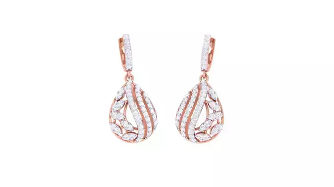 High Jewelry Earrings 3dm stl 3dm stl obj mtl 3mf details
