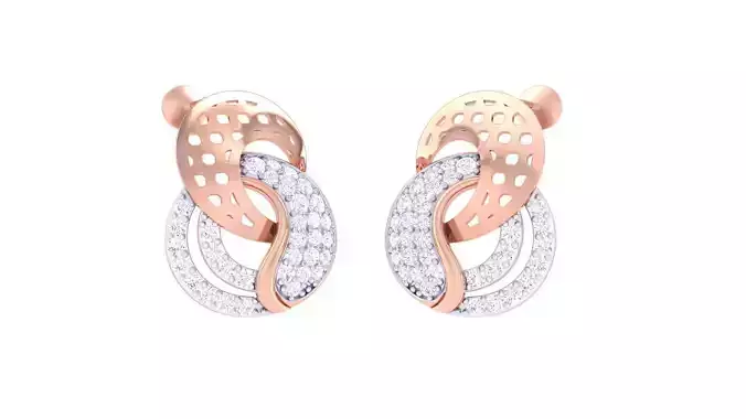High Jewelry Earrings 3dm stl 3dm stl obj mtl 3mf details