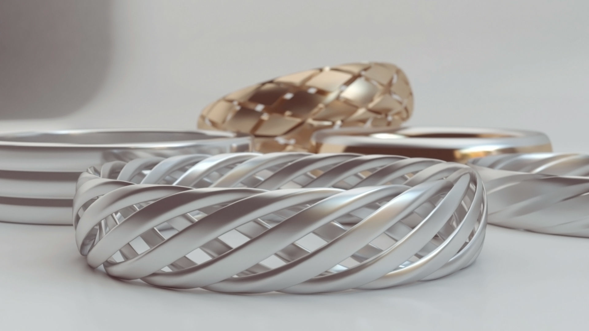 Rings 3D print model_8