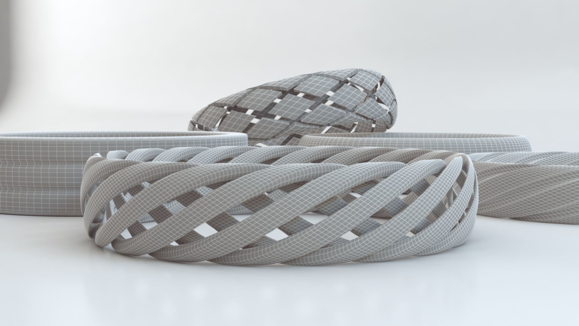 Rings 3D print model_13