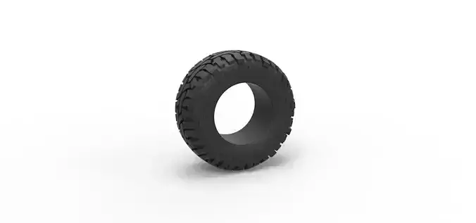 Offroad tire 98 Scale 1 to 25