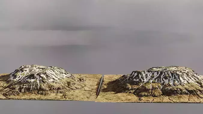 Nordic Mountain 3D model