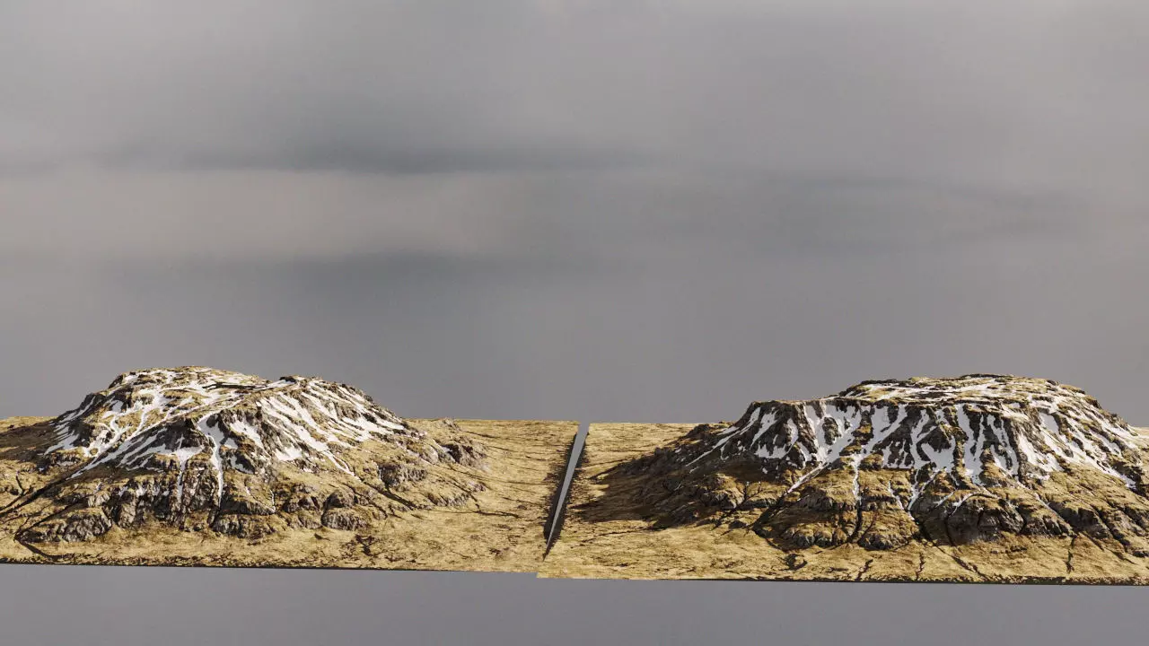 Nordic Mountain 3D model_0