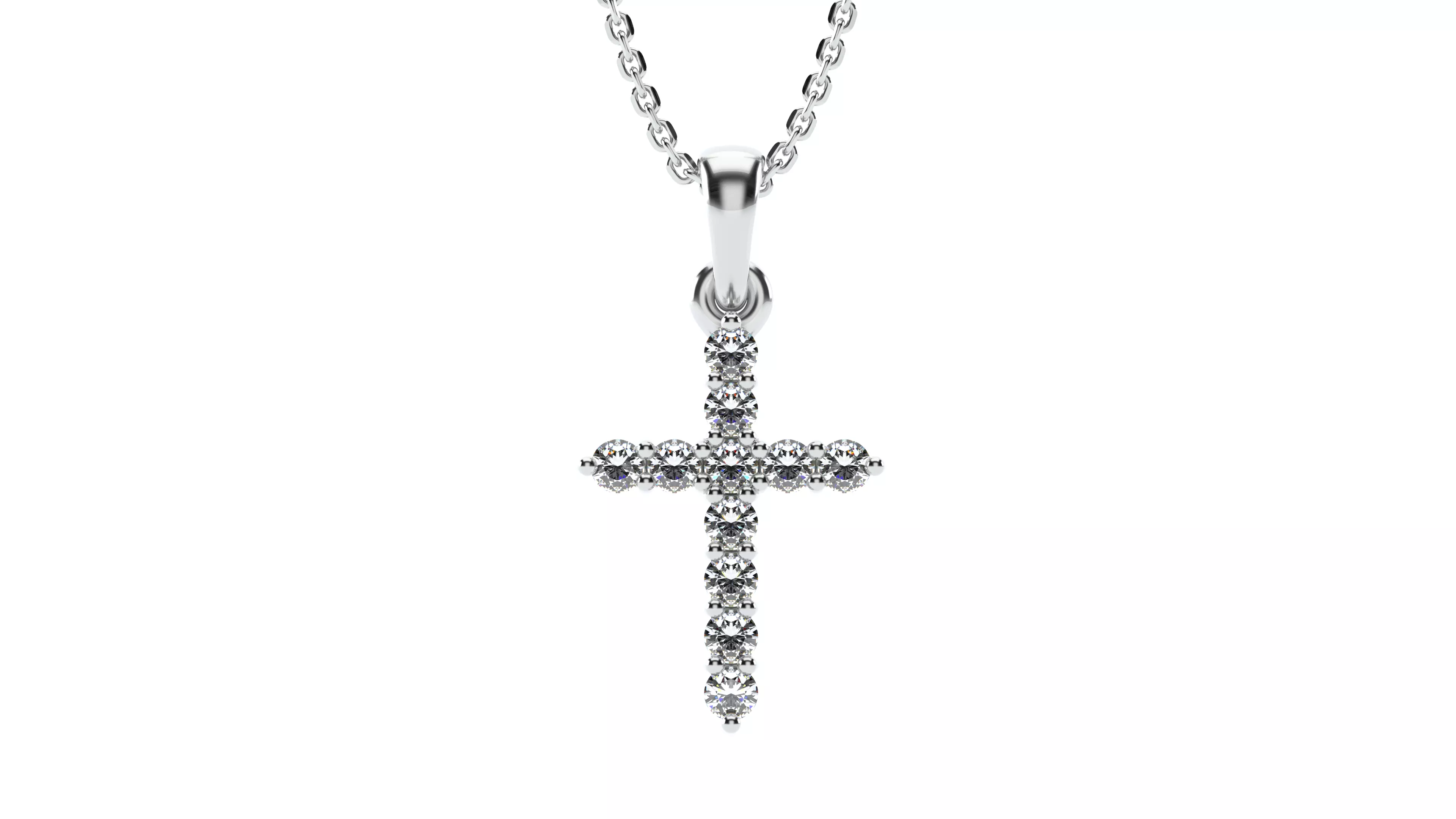 Cross pendant 2  3D print model_0