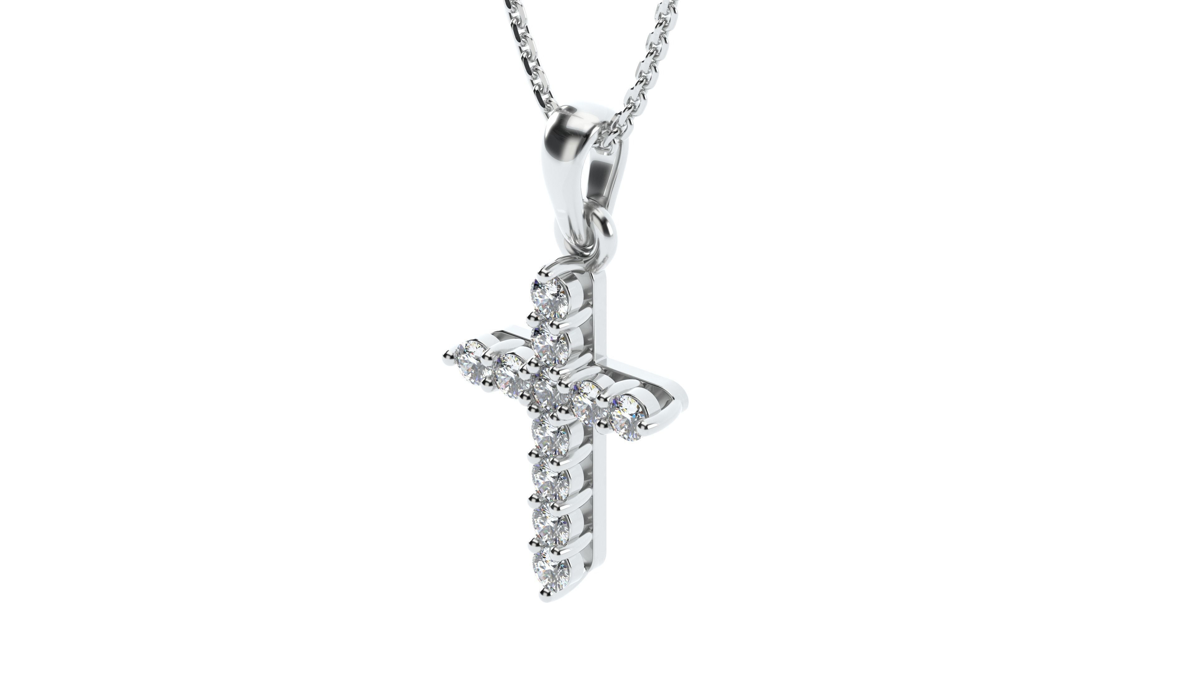 Cross pendant 2  3D print model_3