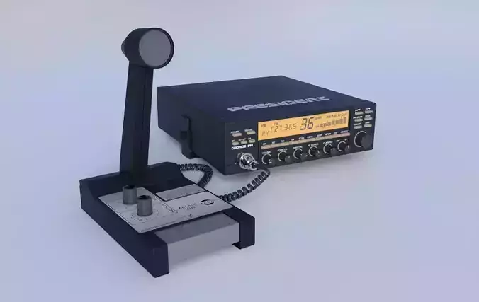 President George CB Radio 3D model