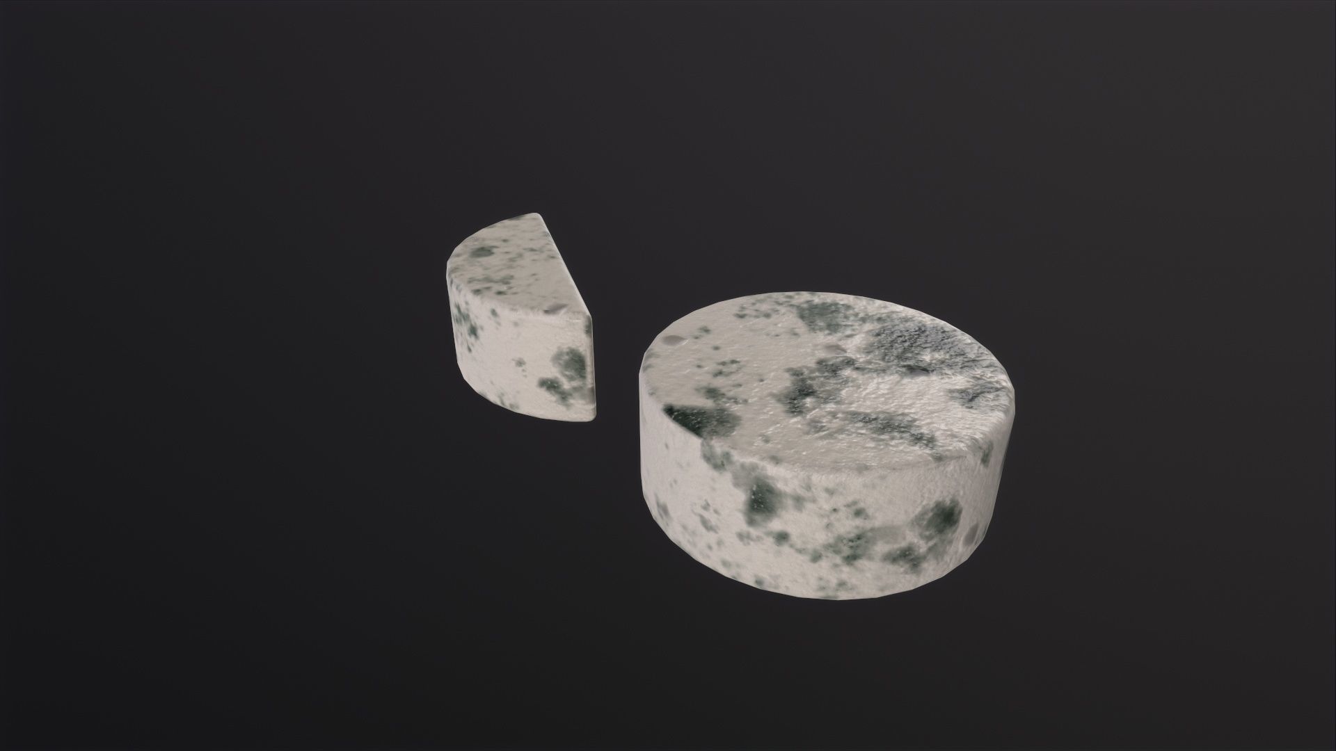 Gorgonzola Cheeses 3D Model Low-poly 3D model_4