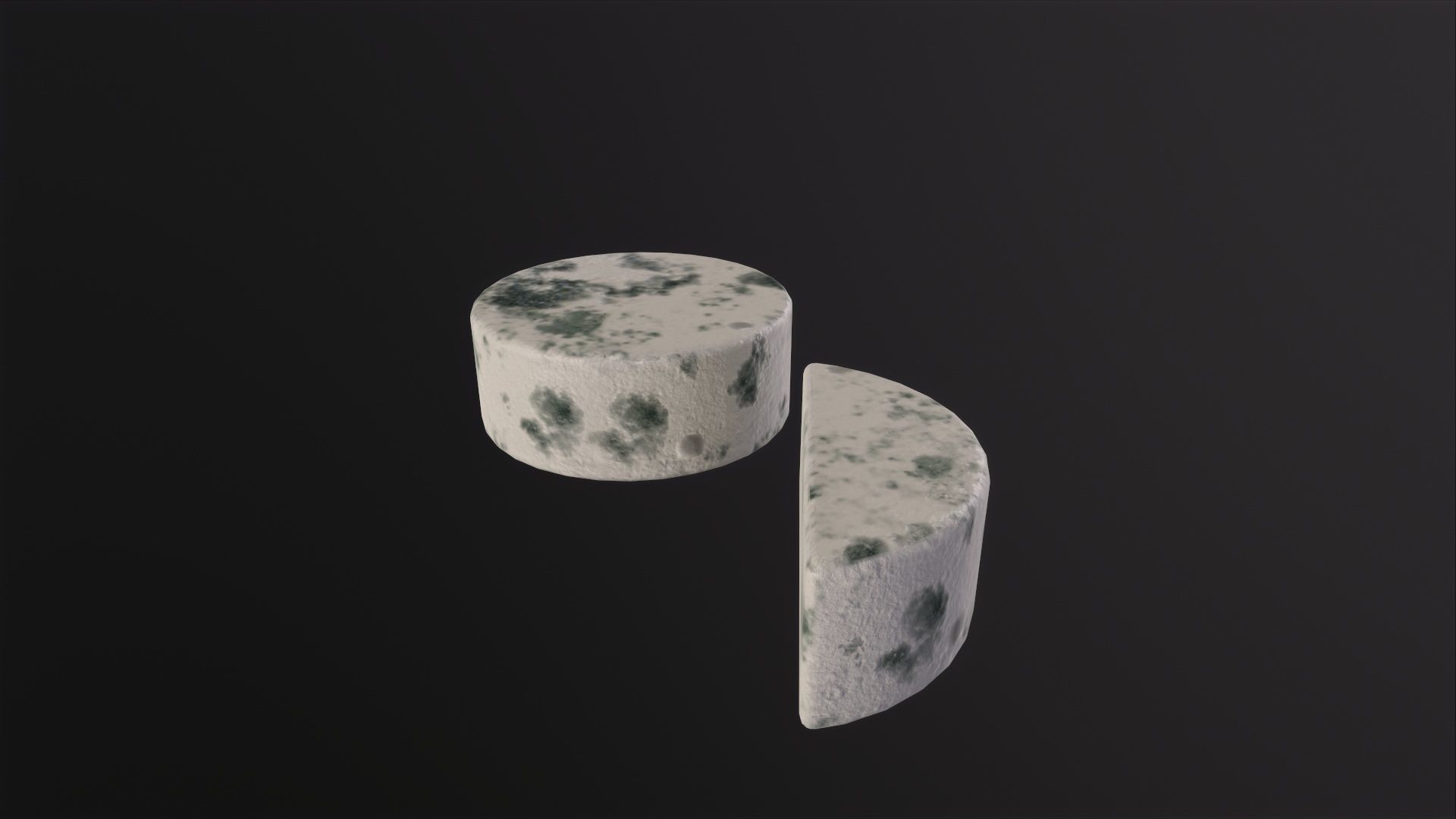 Gorgonzola Cheeses 3D Model Low-poly 3D model_2