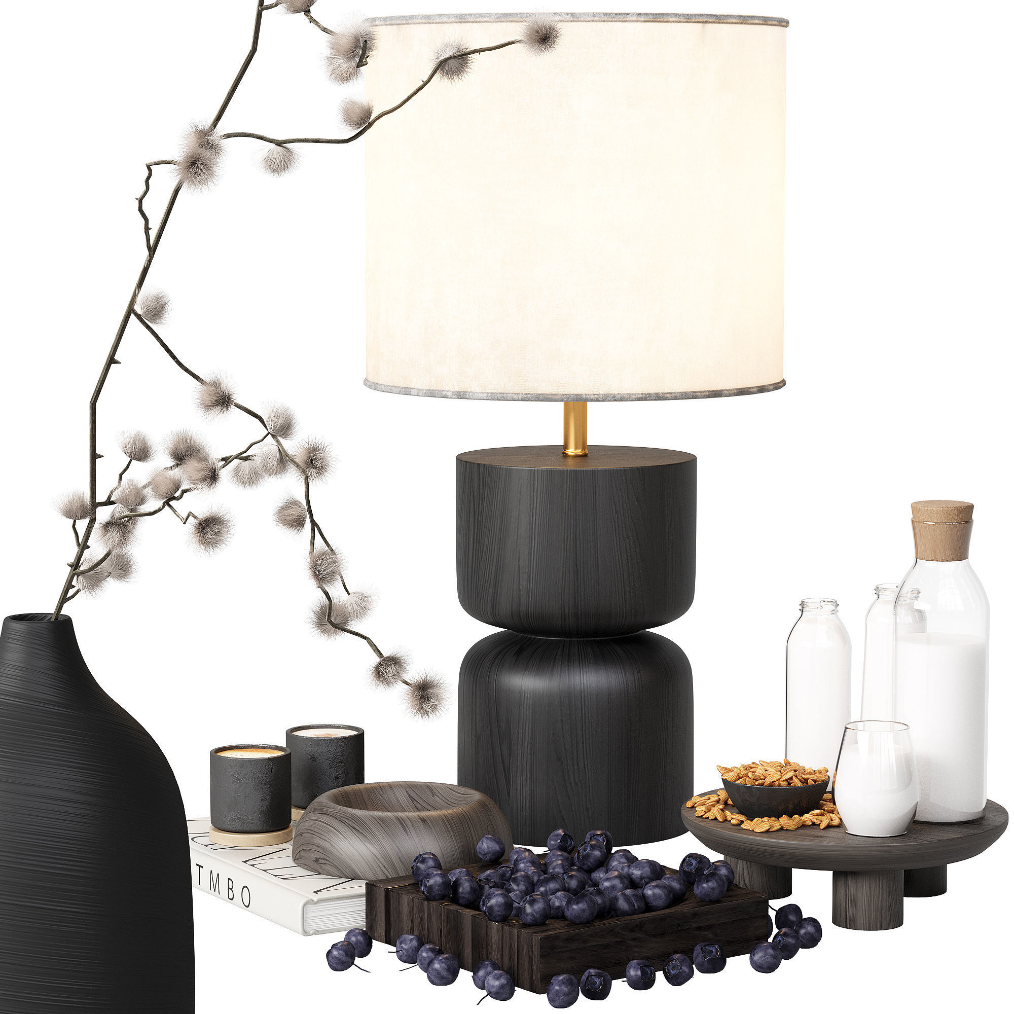 Decorative set 17 3D model_2