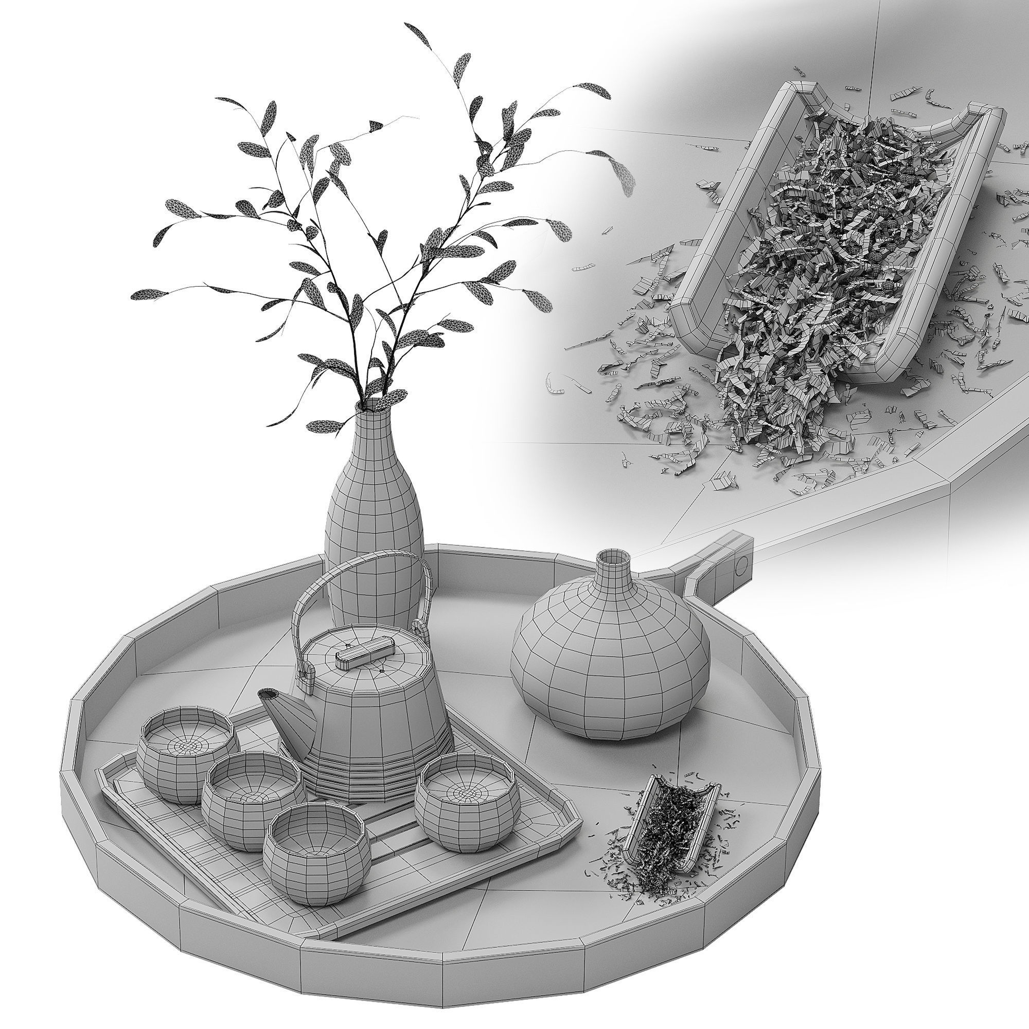 Decorative set 18 3D model_5