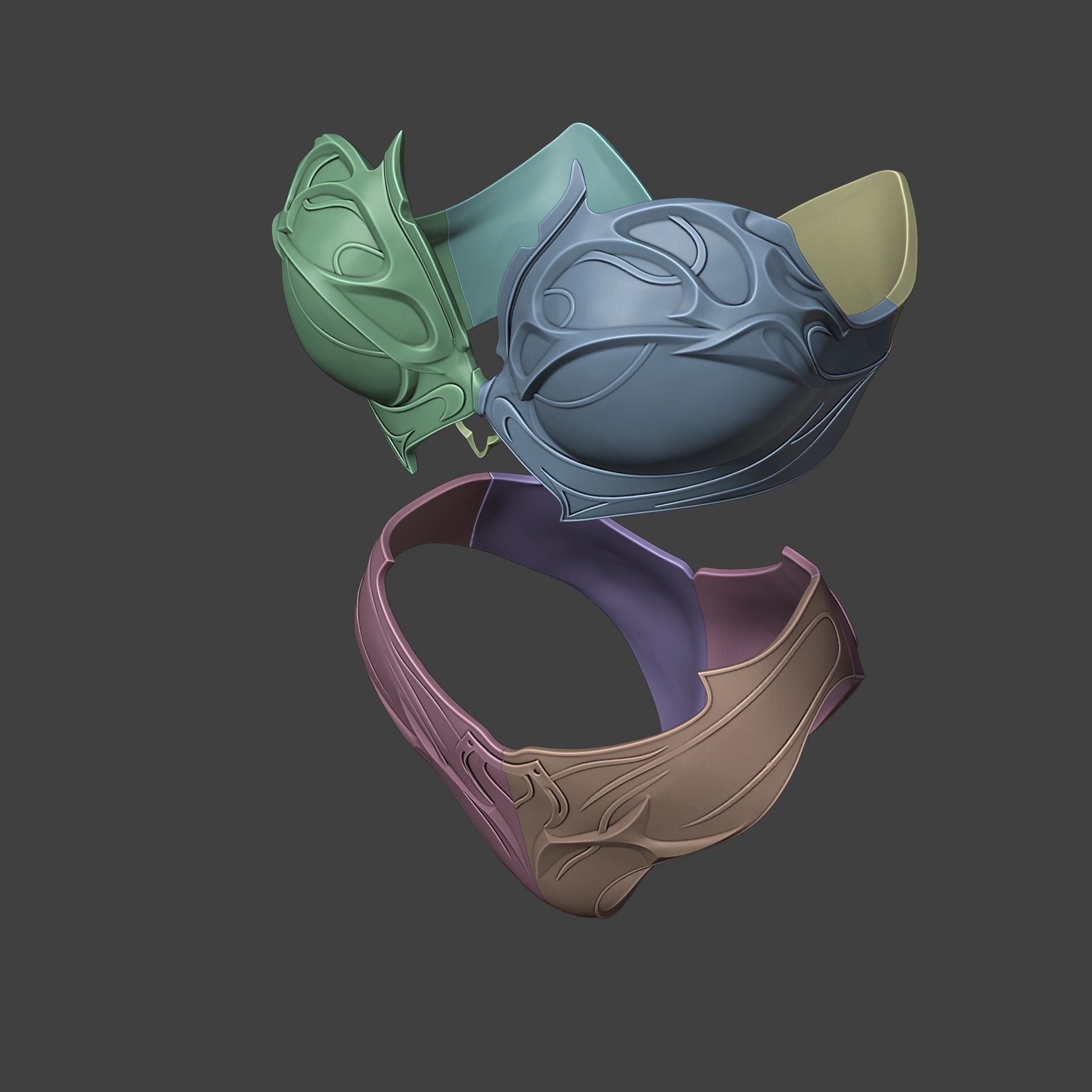 Shadowheart Underwear Set Baldurs Gate 3 3D print model_19