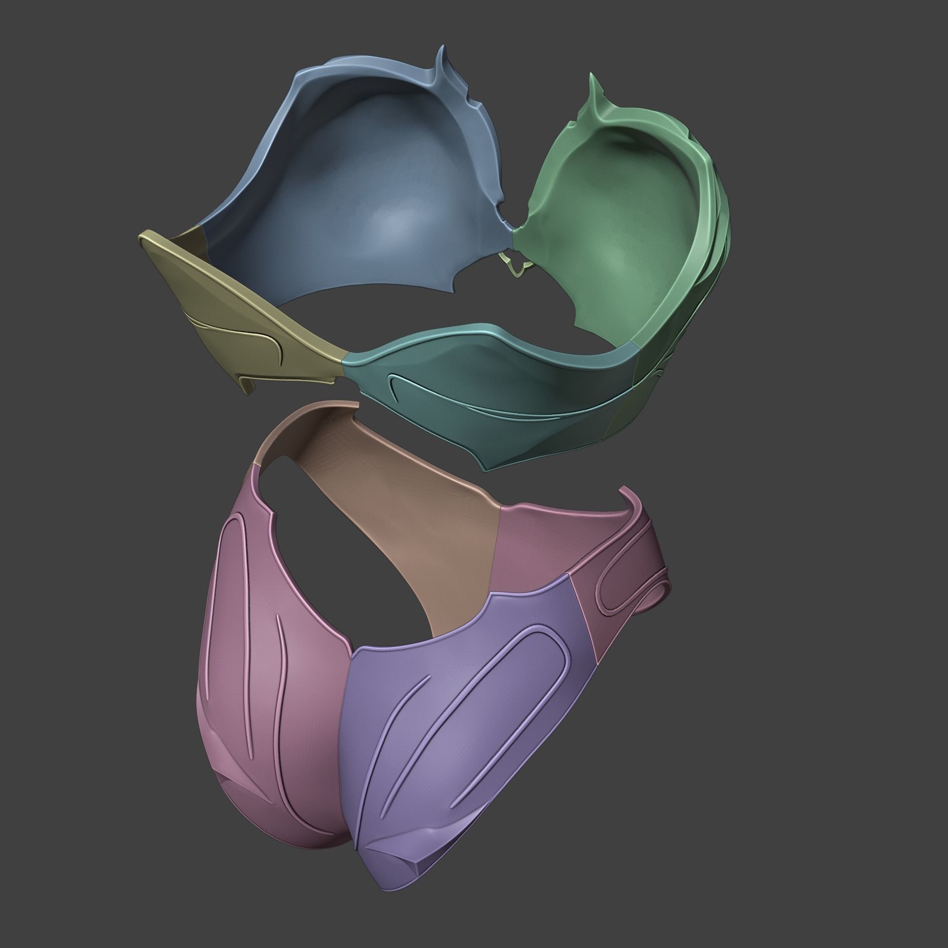 Shadowheart Underwear Set Baldurs Gate 3 3D model 3D printable CGTrader