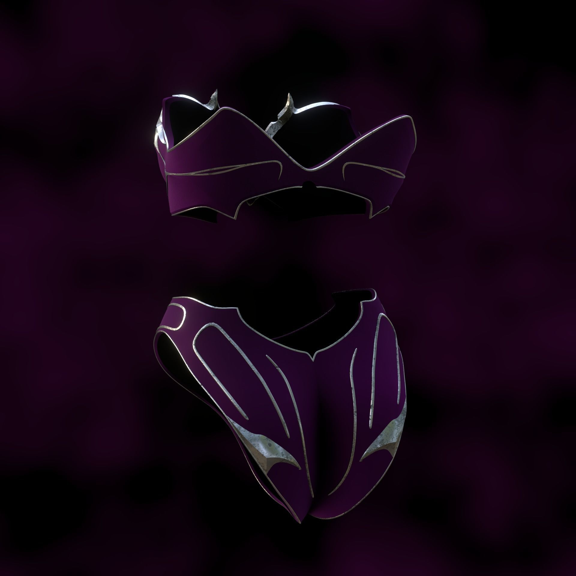 Shadowheart Underwear Set Baldurs Gate 3 3D print model_7