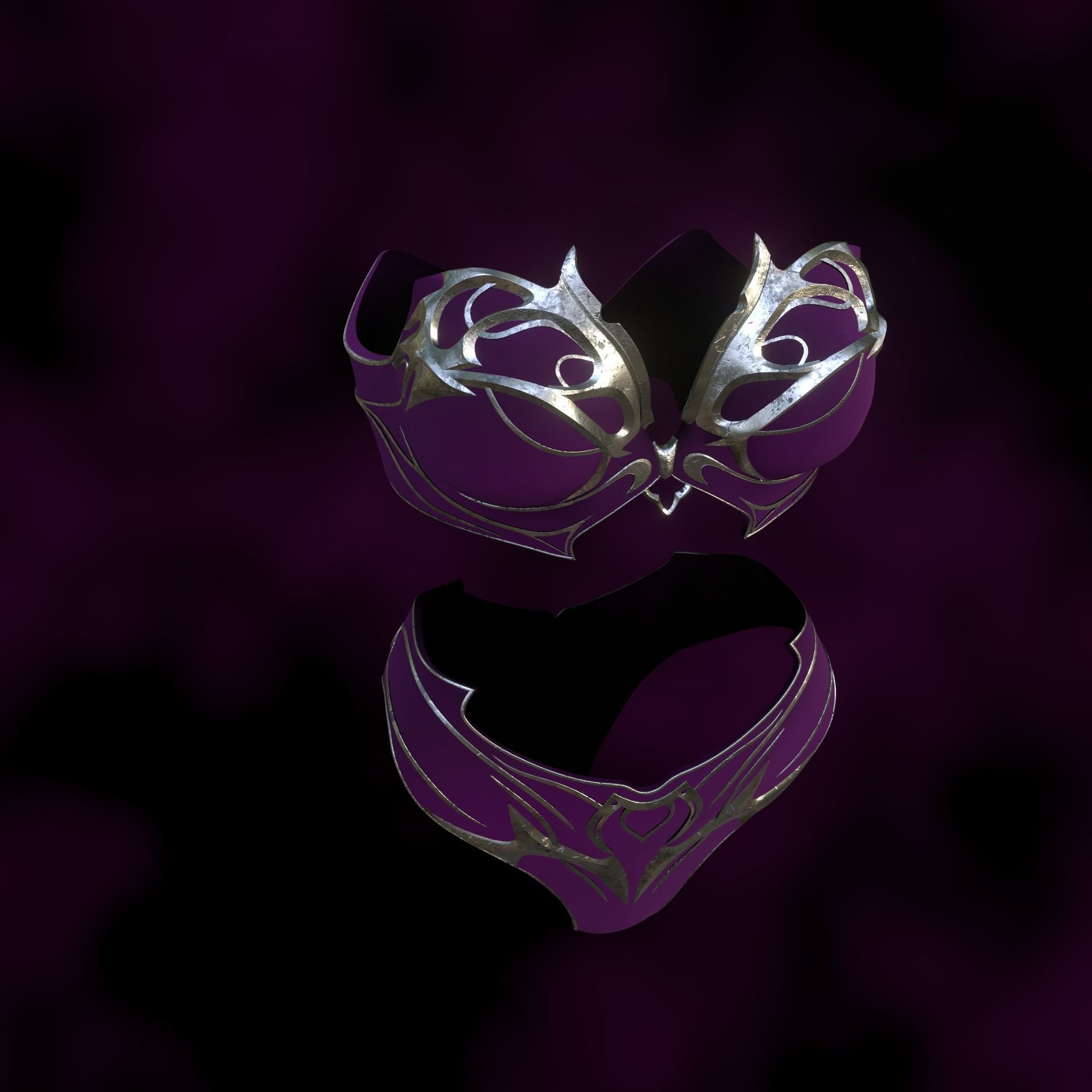 Shadowheart Underwear Set Baldurs Gate 3 3D print model_6