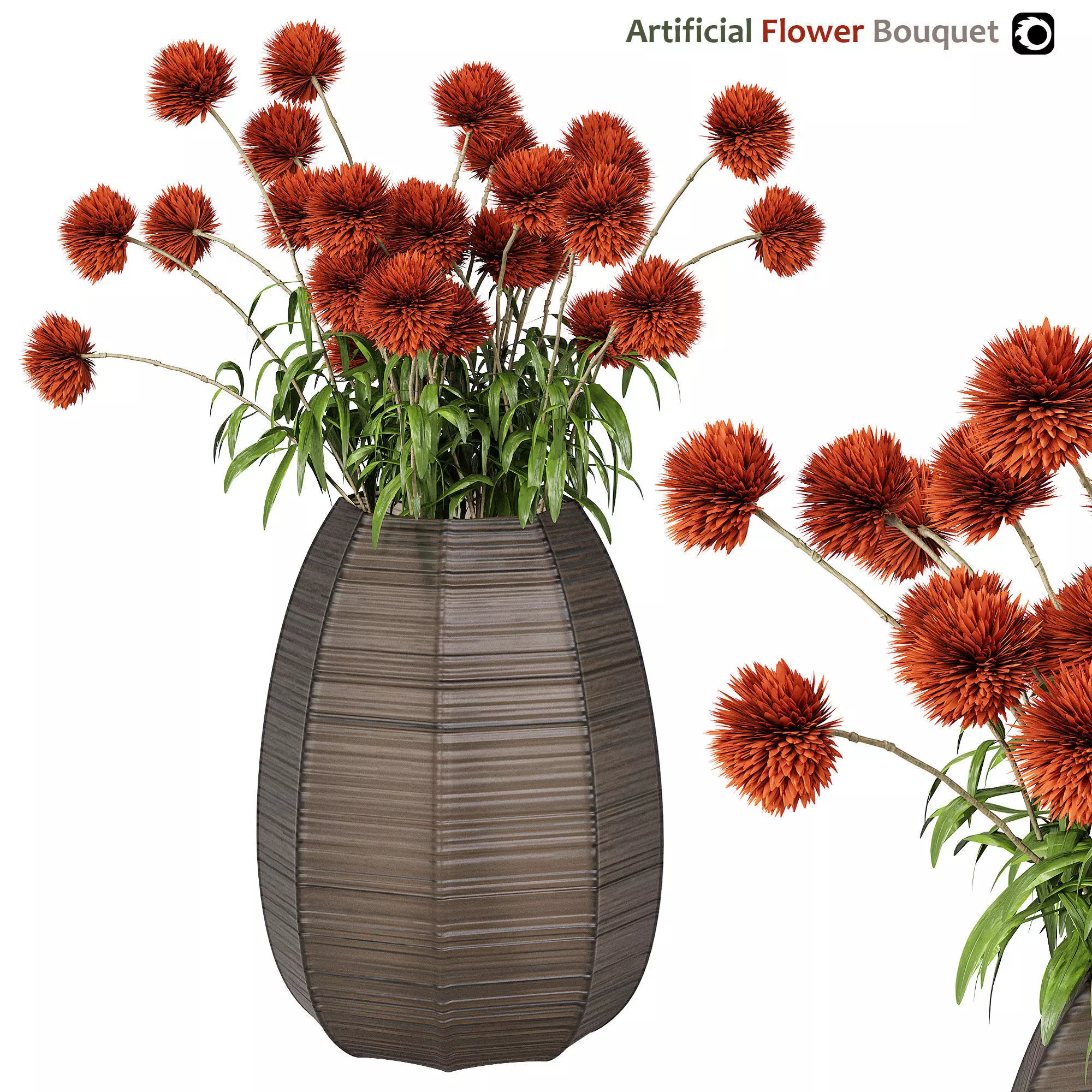artificial flower bouquet 3D model