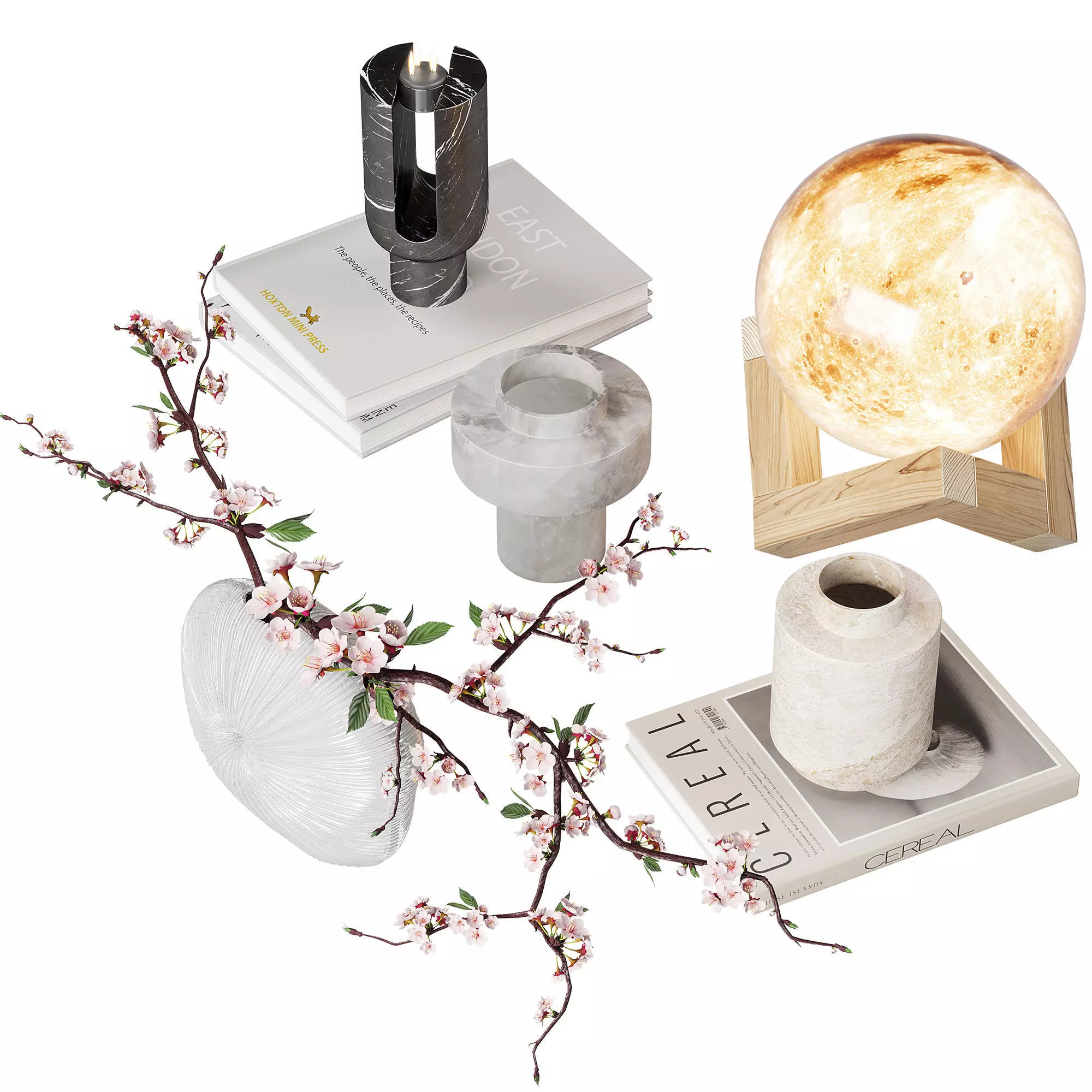 Decorative set 21 3D model_0