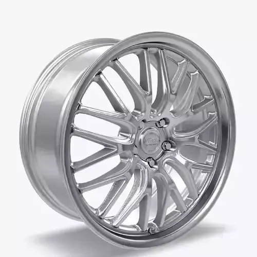 Voxx Masi Wheel Feather Forged Silver With Machined Lip Mustang