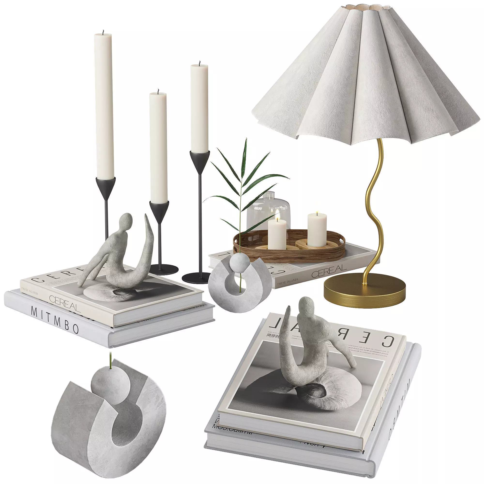 Decorative set 25 3D model_0