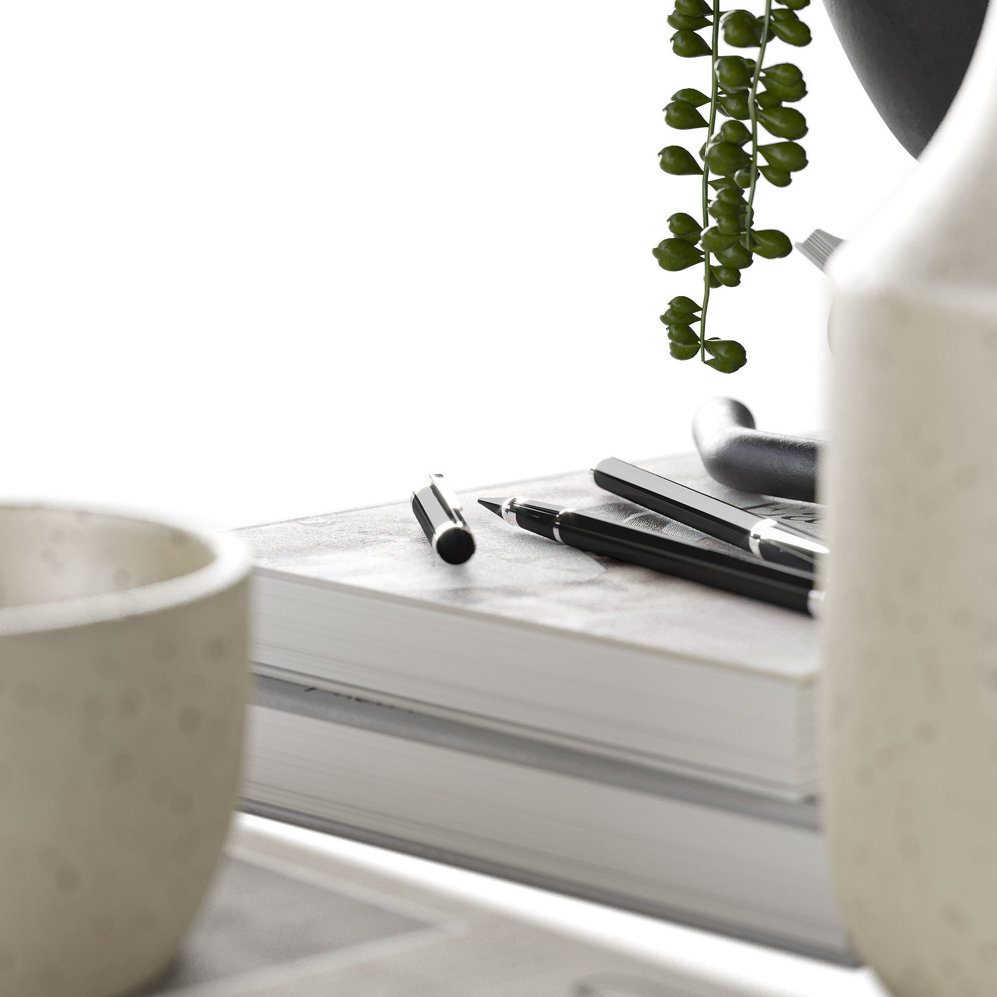 Decorative set 30 3D model_3