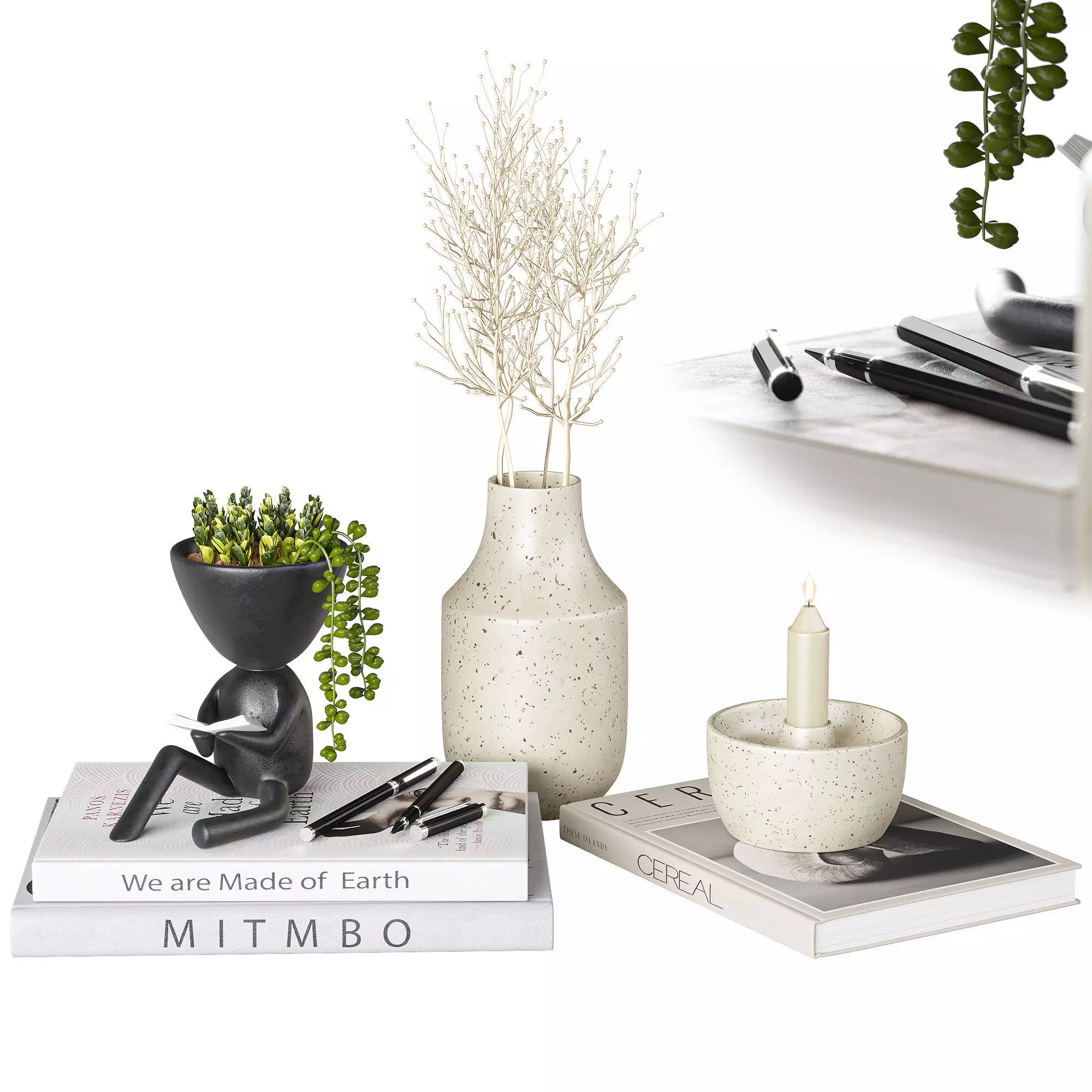 Decorative set 30 3D model_0