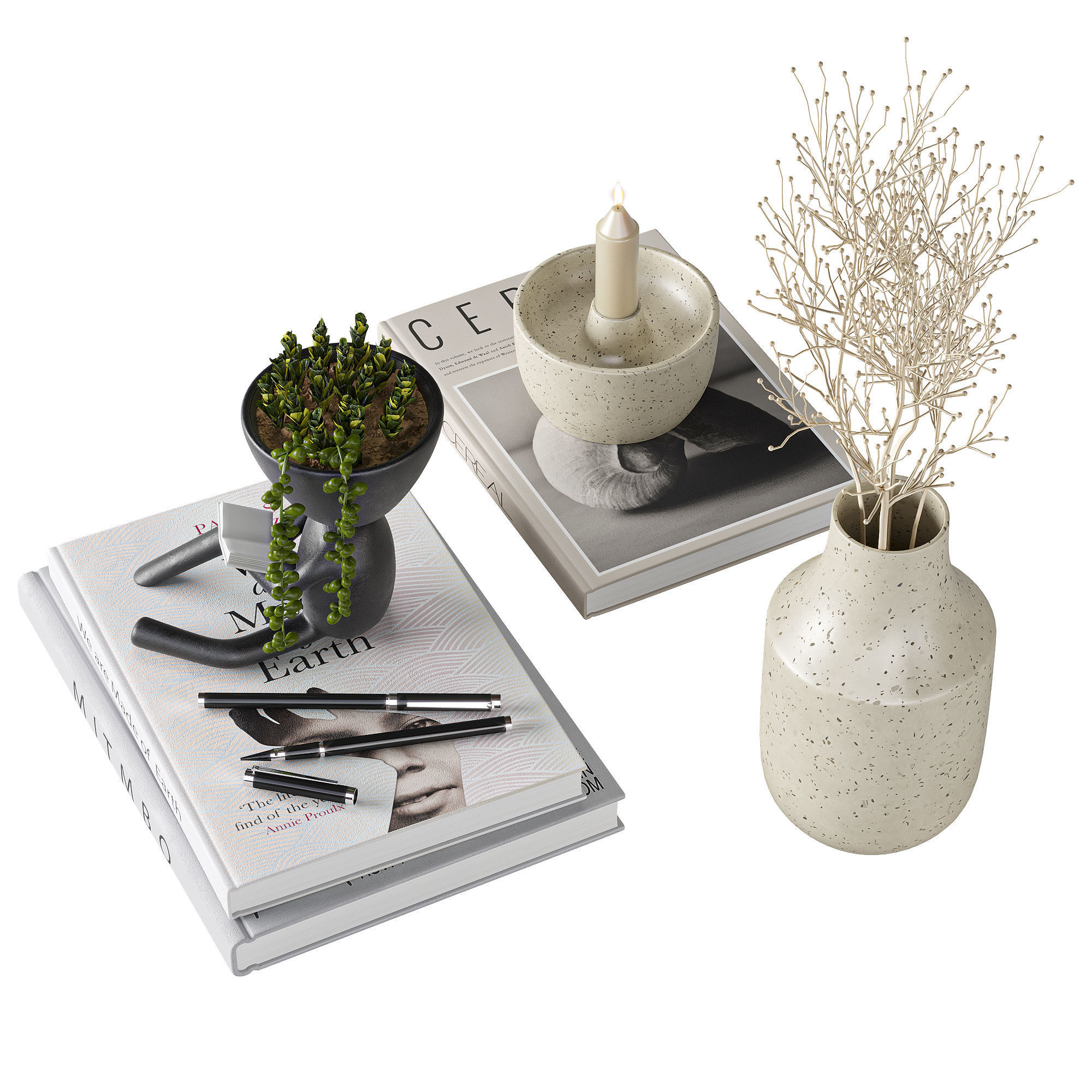 Decorative set 30 3D model_1