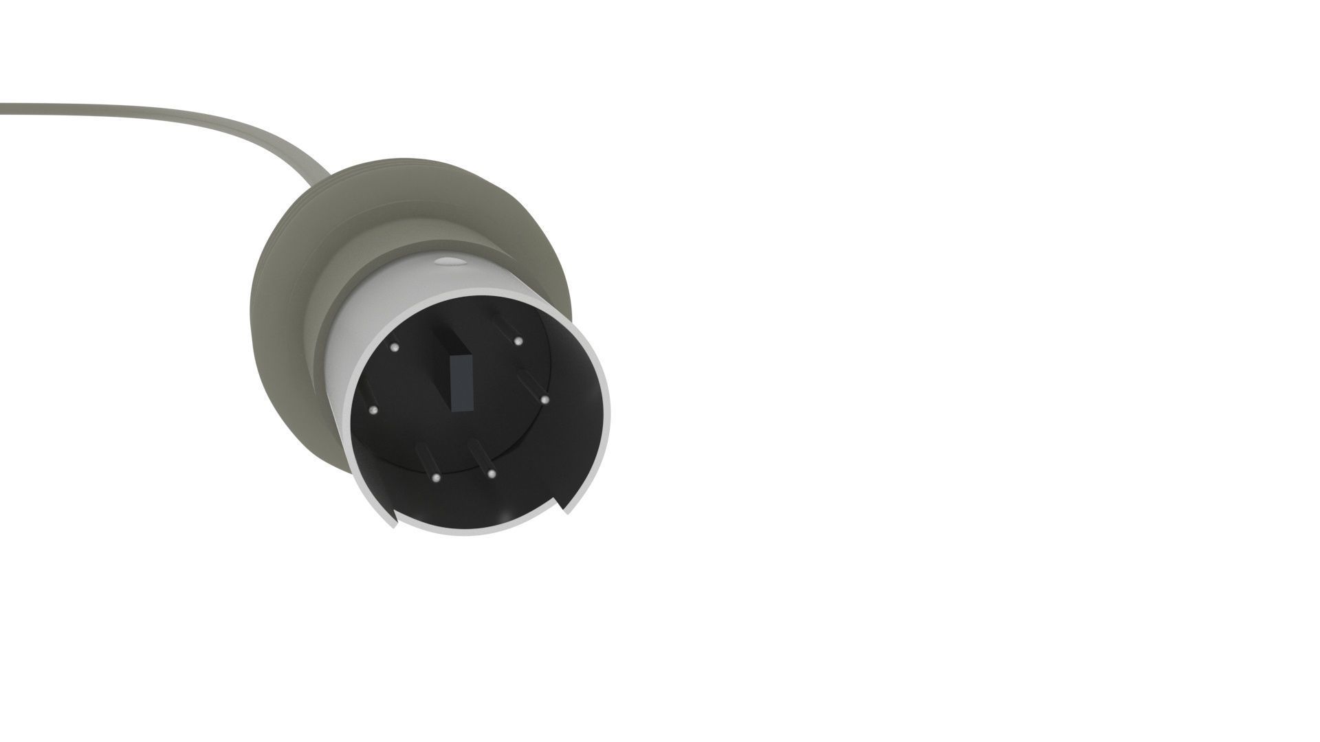 Retro Computer Keyboard 3D model_22