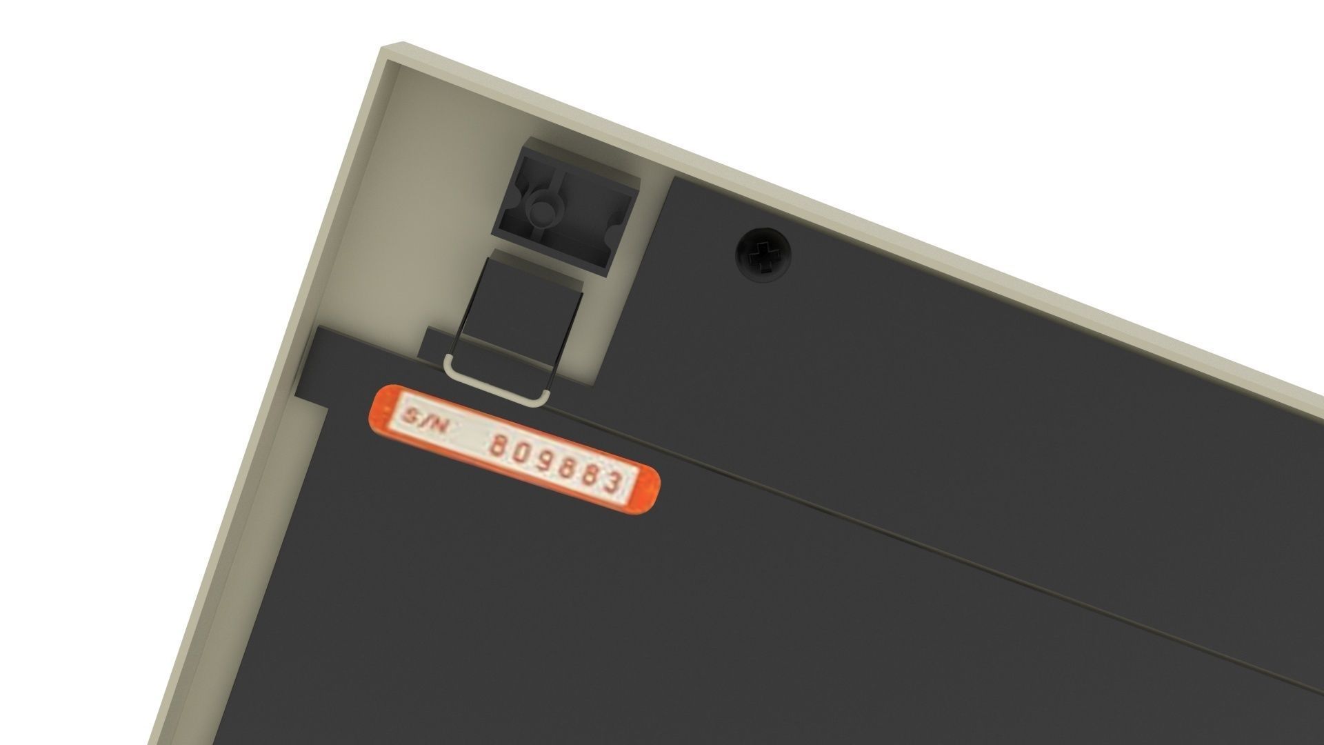 Retro Computer Keyboard 3D model_5