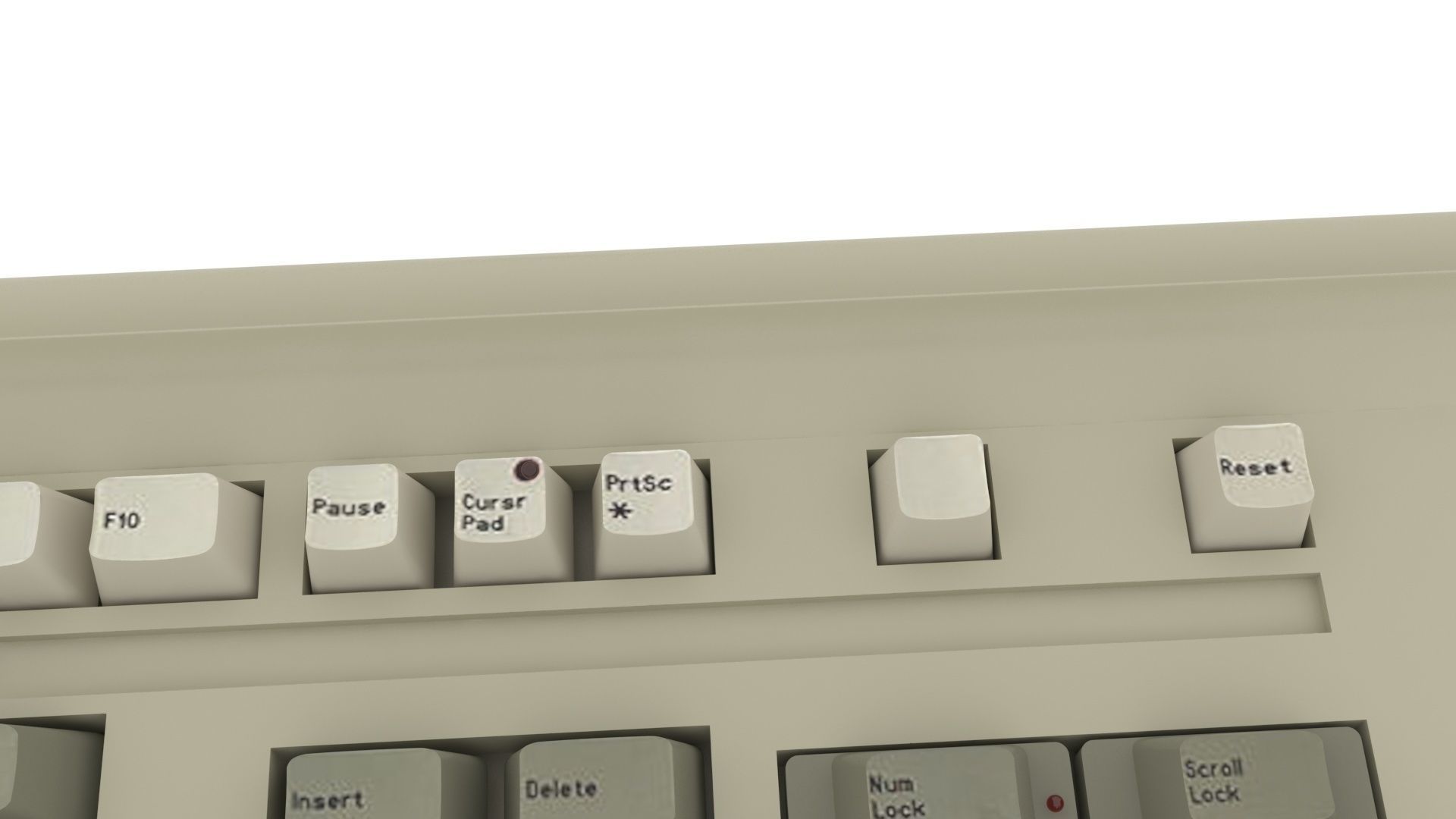Retro Computer Keyboard 3D model_17