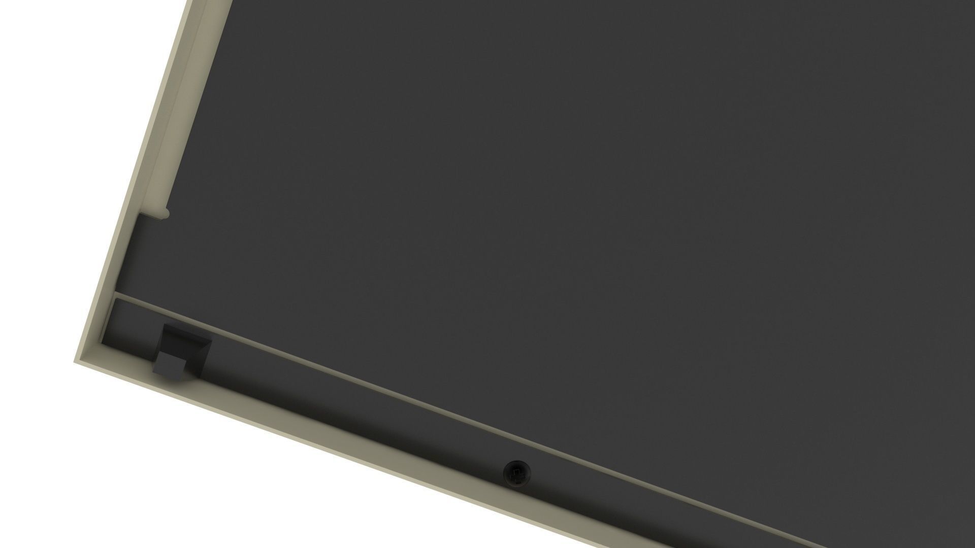 Retro Computer Keyboard 3D model_8