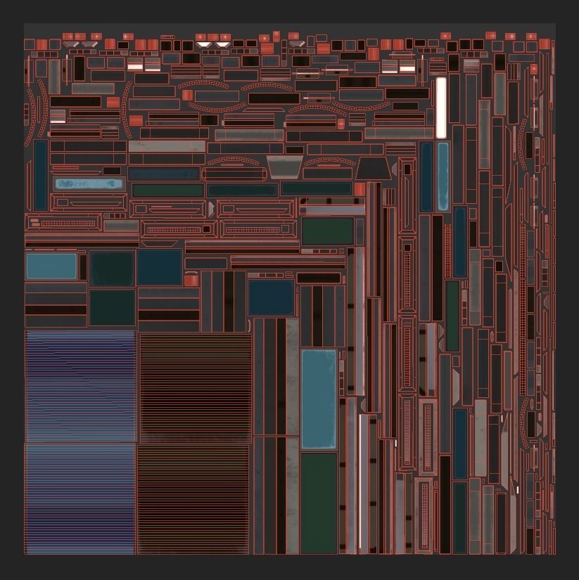 Game Ready Bus Stop 4 Low-poly 3D model_7