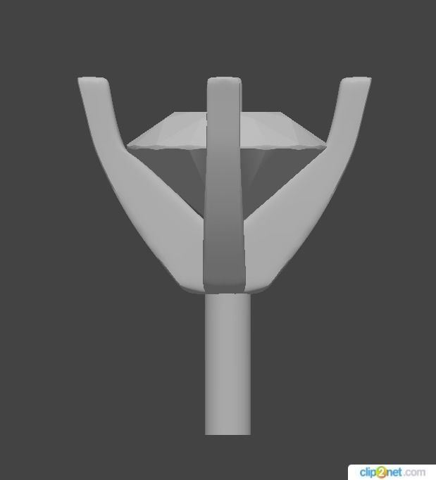 Head Round Ring 4 4mm 3D print model_1