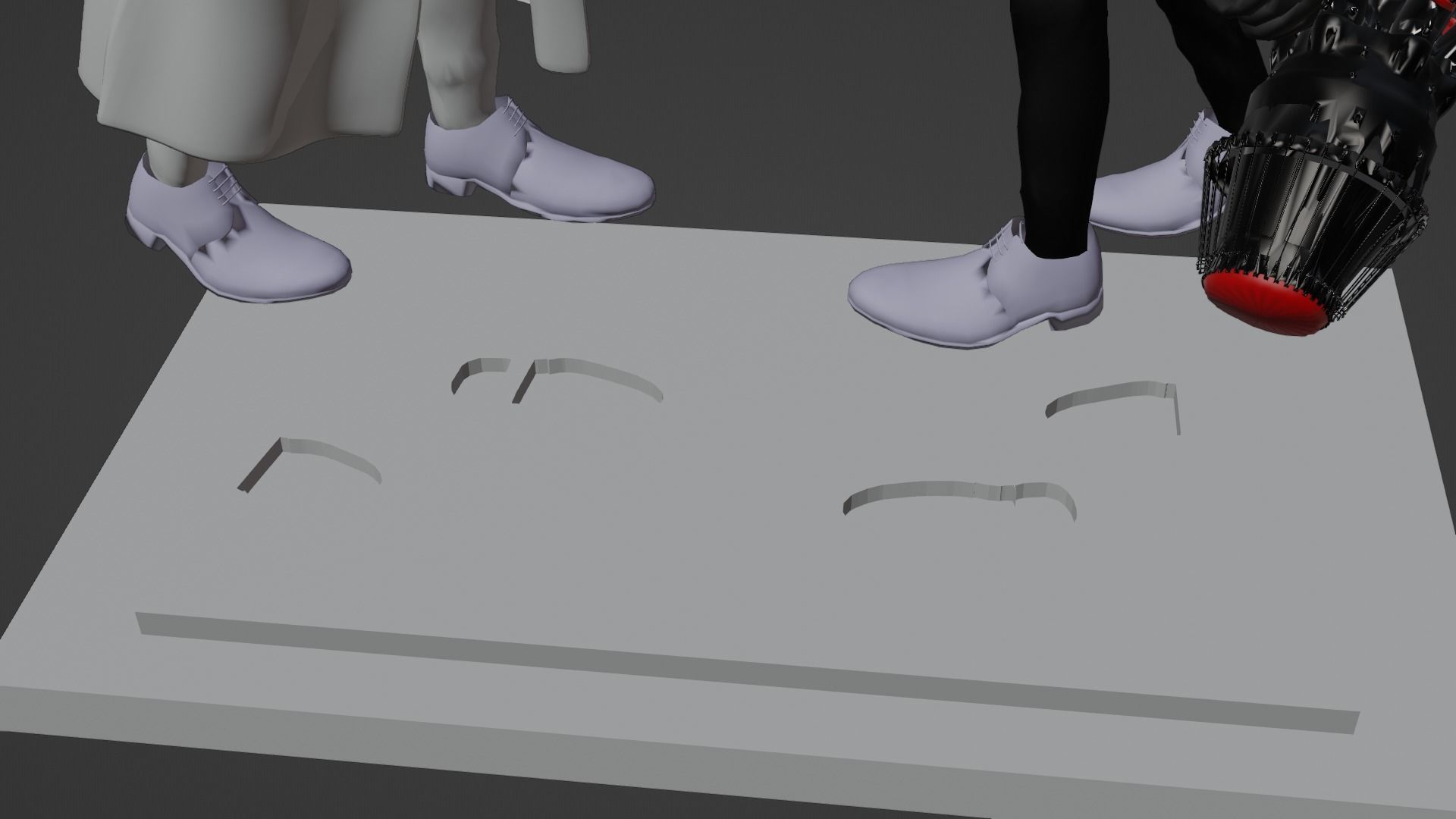 Skibidi Toilet Legendary HandShake 3D model_6